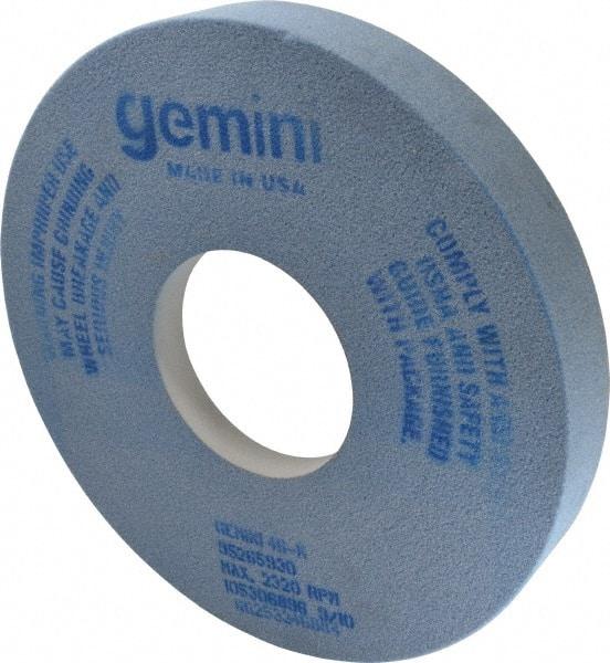 Norton - 14" Diam x 5" Hole x 2" Thick, K Hardness, 46 Grit Surface Grinding Wheel - Aluminum Oxide, Type 5, Coarse Grade, 2,320 Max RPM, One-Side Recess - Exact Tool & Supply