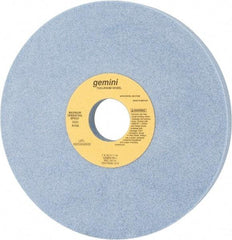 Norton - 7" Diam x 1-1/4" Hole x 3/4" Thick, J Hardness, 60 Grit Surface Grinding Wheel - Aluminum Oxide, Type 5, Medium Grade, 3,600 Max RPM, One-Side Recess - Exact Tool & Supply
