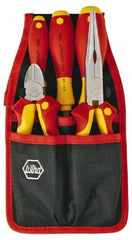 Wiha - 5 Piece Insulated Hand Tool Set - Comes in Belt Pack - Exact Tool & Supply