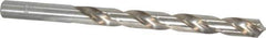 Chicago-Latrobe - Letter T 118° High Speed Steel Jobber Drill - Bright Finish, Right Hand Cut, Spiral Flute, Straight Shank, 4-7/8" OAL, Standard Point - Exact Tool & Supply
