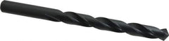 Chicago-Latrobe - 33/64" 118° High Speed Steel Jobber Drill - Oxide Finish, Right Hand Cut, Spiral Flute, Straight Shank, 6-5/8" OAL, Standard Point - Exact Tool & Supply