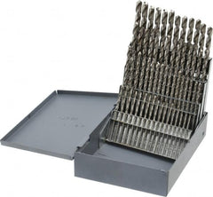 Chicago-Latrobe - 118° Point, Bright Finish, High Speed Steel Jobber Length Drill Bit Set - Exact Tool & Supply