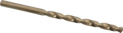 Chicago-Latrobe - #10 135° Cobalt Jobber Drill - Oxide/Gold Finish, Right Hand Cut, Spiral Flute, Straight Shank, 3-5/8" OAL, Split Point - Exact Tool & Supply