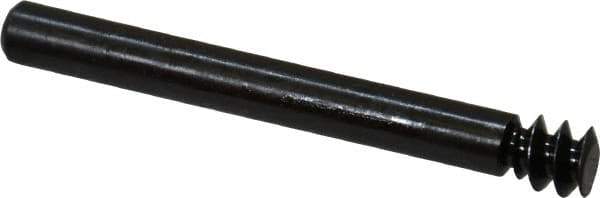 Made in USA - 1/4" Max Diam, Abrasive Disc Mandrel - 2" Long - Exact Tool & Supply
