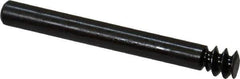 Made in USA - 1/4" Max Diam, Abrasive Disc Mandrel - 2" Long - Exact Tool & Supply