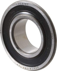 SKF - 35mm Bore Diam, 72mm OD, Double Seal Self Aligning Radial Ball Bearing - 23mm Wide, 2 Rows, Round Bore, 1,980 Lb Static Capacity, 6,900 Lb Dynamic Capacity - Exact Tool & Supply