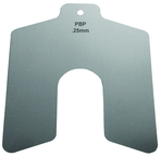 .05MMX75MMX75MM 300 SS SLOTTED SHIM - Exact Tool & Supply