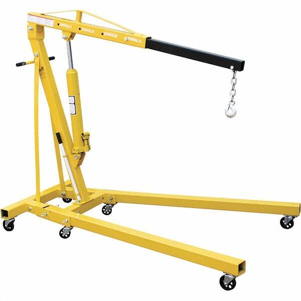Vestil - 4,000 Lb Load Capacity, Steel Shop Crane - 5' 3/64" Span - Exact Tool & Supply