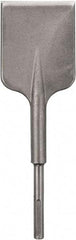 DeWALT - 5" Head Width, 16" OAL, 1-1/8" Shank Diam, Asphalt Cutter Chisel - SDS Max Drive, SDS Max Shank, Steel - Exact Tool & Supply