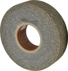 Brite Star - 8" Diam, 2" Face Width, 3" Center Hole, Fine Grade, Silicon Carbide Deburring Wheel - Convolute, Soft Density 6 Grade, 3,400 RPM - Exact Tool & Supply