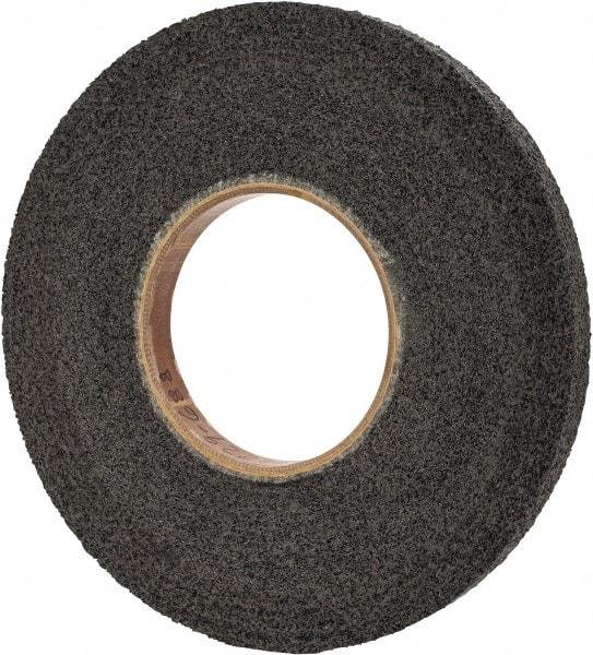Brite Star - 12" Diam, 1" Face Width, 5" Center Hole, Medium Grade, Silicon Carbide Deburring Wheel - Convolute, Hard Density 8 Grade, 2,100 RPM - Exact Tool & Supply