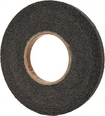 Brite Star - 12" Diam, 1" Face Width, 5" Center Hole, Medium Grade, Silicon Carbide Deburring Wheel - Convolute, Hard Density 8 Grade, 2,100 RPM - Exact Tool & Supply