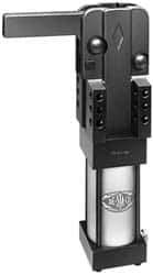 De-Sta-Co - 3,000 Lb Inner Hold Capacity, Vert Mount, Air Power Hold-Down Toggle Clamp - 3/8 NPT Port, 90° Bar Opening, 287.27mm Height Under Bar - Exact Tool & Supply