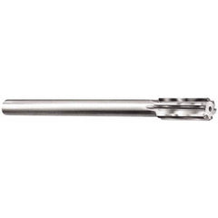 Made in USA - 7/32" Carbide-Tipped 4 Flute Chucking Reamer - Exact Tool & Supply