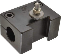 Aloris - Series CXA, #41D Boring Bar Tool Post Holder - 13 to 18" Lathe Swing, 2-1/4" OAH, 1-1/8" Centerline Height - Exact Tool & Supply