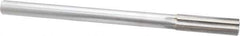 Made in USA - 5/8" Carbide-Tipped 6 Flute Chucking Reamer - Straight Flute, 0.5615" Straight Shank, 2-1/4" Flute Length, 9" OAL - Exact Tool & Supply