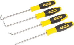 Stanley - 4 Piece Hook & Probe Set - Steel - Exact Tool & Supply