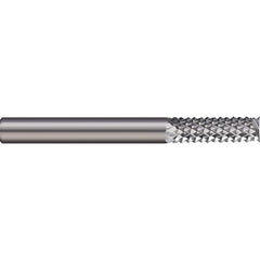Micro 100 - 0.09" Diam, 3/8" LOC, 1/8" Shank Diam, End Mill-End Diamond-Pattern Router Bit - Exact Tool & Supply