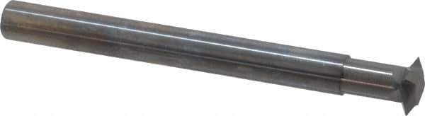 Accupro - 20 to 32 TPI, 0.03mm to 0.05mm Pitch, Internal/External Single Profile Thread Mill - 3/8" Noml Diam, 3/8" Cut Diam, 1/4" Shank Diam, 4 Flute, 0.22" Neck Diam, 1/4" Neck Length, 2.593" OAL, Bright Finish - Exact Tool & Supply