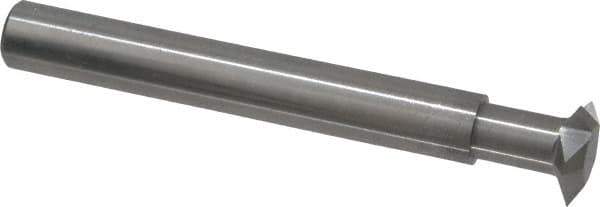 Accupro - 16 to 20 TPI, 0.05mm to 0.06mm Pitch, Internal/External Single Profile Thread Mill - 1/2" Noml Diam, 1/2" Cut Diam, 5/16" Shank Diam, 5 Flute, 0.295" Neck Diam, 5/16" Neck Length, 2-5/8" OAL, Bright Finish - Exact Tool & Supply