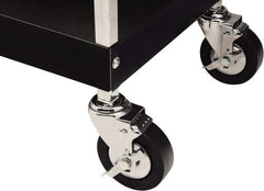 Sunex Tools - 16" Wide x 40" High x 27" Deep, 5 Drawer Tool Cart - 500 Lb Capacity, 16 Gauge Steel, Black - Exact Tool & Supply