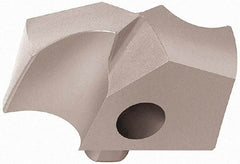 Guhring - Series 4024, 5/8" Diam 140° Replaceable Drill Tip - Carbide, Uncoated, 155 Seat Size, Through Coolant - Exact Tool & Supply