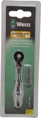 Wera - 1 Piece, Screwdriver 1/4" Bit Ratchet Bit Set - Exact Tool & Supply