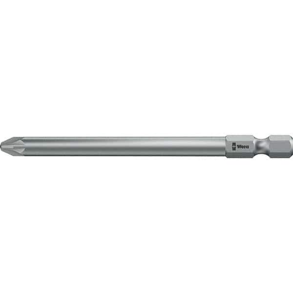 Wera - #1 Pozidriv Screwdriver Bit - 6" OAL - Exact Tool & Supply