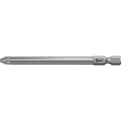 Wera - #1 Pozidriv Screwdriver Bit - 6" OAL - Exact Tool & Supply