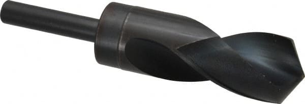 Chicago-Latrobe - 1-11/32" Drill, 118° Point, High Speed Steel Silver Deming & Reduced Shank Drill Bit - Exact Tool & Supply