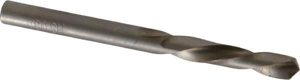 Chicago-Latrobe - #13 118° Spiral Flute High Speed Steel Screw Machine Drill Bit - Bright Finish, Left Hand Cut, 1-1/8" Flute Length, 2-3/16" OAL, Standard Point, Straight Shank - Exact Tool & Supply