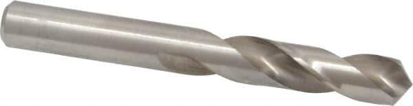 Chicago-Latrobe - 25/64" 118° Spiral Flute High Speed Steel Screw Machine Drill Bit - Bright Finish, Right Hand Cut, 1-7/8" Flute Length, 3-1/4" OAL, Standard Point, Straight Shank - Exact Tool & Supply