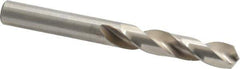 Chicago-Latrobe - 0.295" 118° Spiral Flute High Speed Steel Screw Machine Drill Bit - Bright Finish, Right Hand Cut, 1-9/16" Flute Length, 2-3/4" OAL, Standard Point, Straight Shank - Exact Tool & Supply