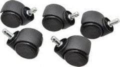 Bevco - Black Hard Floor Casters - For Hard Floors - Exact Tool & Supply