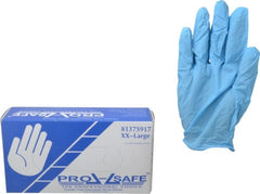 PRO-SAFE - Size 2XL, 5 mil, Industrial Grade, Powder Free Nitrile Disposable Gloves - Exact Tool & Supply