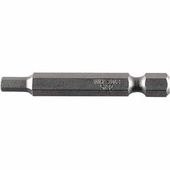 Wiha - 0.109" Power Bit - 1/4" Drive, 2" OAL - Exact Tool & Supply