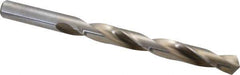 Chicago-Latrobe - 27/64" 118° High Speed Steel Jobber Drill - Bright Finish, Right Hand Cut, Spiral Flute, Straight Shank, 5-3/8" OAL, Standard Point - Exact Tool & Supply