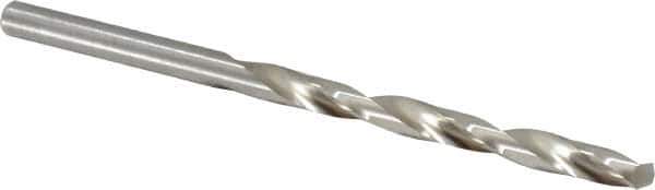 Chicago-Latrobe - #10 118° High Speed Steel Jobber Drill - Bright Finish, Right Hand Cut, Spiral Flute, Straight Shank, 3-5/8" OAL, Standard Point - Exact Tool & Supply