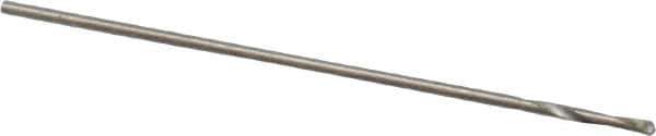 Chicago-Latrobe - #77 118° High Speed Steel Jobber Drill - Bright Finish, Right Hand Cut, Spiral Flute, Straight Shank, 7/8" OAL, Standard Point - Exact Tool & Supply