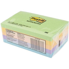 3M - 100 Sheet, 3 x 5", Note Pad/Writing Pad/Notebook - Ultra Colors - Exact Tool & Supply