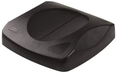 Rubbermaid - Square Lid for Use with 23 Gal Square Trash Cans - Black, Plastic, For 3569-07 & 3569-88 - Exact Tool & Supply