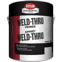 Krylon - 1 Gal Red Rust Inhibitive Primer - 400 Sq Ft/Gal, Direct to Metal, Quick Drying - Exact Tool & Supply