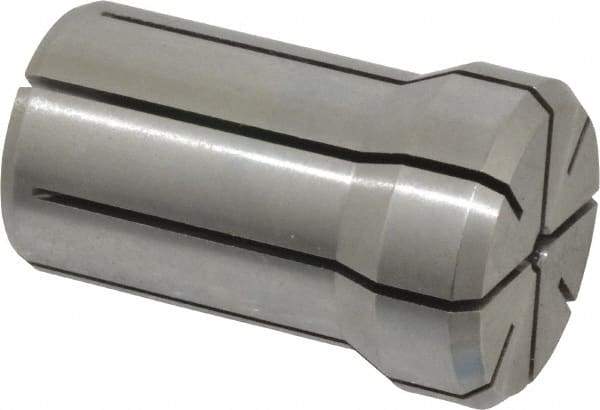 Accupro - 1/8 Inch, Series DA180 Double Angle Collet - 1.637 Inch Overall Length, 1.035 Inch Overall Diameter - Exact Tool & Supply