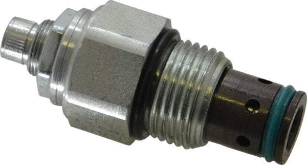 Parker - 30 GPM Steel Hydraulic Control Valve - 7/8-14 Thread, C10-2 Cavity - Exact Tool & Supply