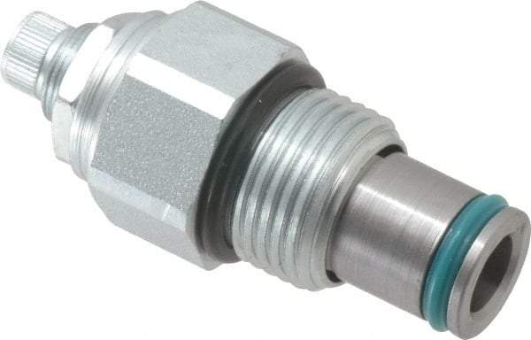 Parker - 0.5 GPM Steel Hydraulic Control Valve - 7/8-14 Thread, C10-2 Cavity - Exact Tool & Supply