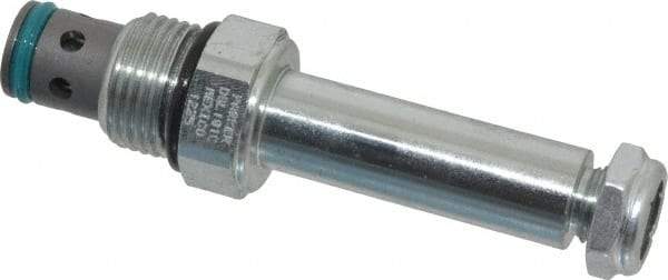 Parker - 15 GPM Steel Hydraulic Control Valve - 7/8-14 Thread, C10-2 Cavity - Exact Tool & Supply