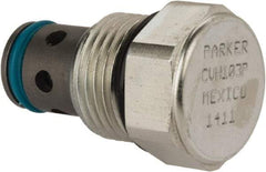 Parker - 16 GPM Steel Hydraulic Control Valve - 7/8-14 Thread, C10-2 Cavity - Exact Tool & Supply