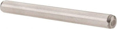 Value Collection - 6mm Diam x 60mm Pin Length Alloy Steel Pull Out Dowel Pin - C 57-63 Hardness, 1 Rounded & 1 Threaded End - Exact Tool & Supply