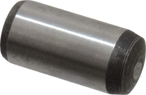 Value Collection - 12mm Diam x 25mm Pin Length Alloy Steel Pull Out Dowel Pin - C 57-63 Hardness, 1 Rounded & 1 Threaded End - Exact Tool & Supply