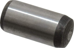 Value Collection - 12mm Diam x 25mm Pin Length Alloy Steel Pull Out Dowel Pin - C 57-63 Hardness, 1 Rounded & 1 Threaded End - Exact Tool & Supply